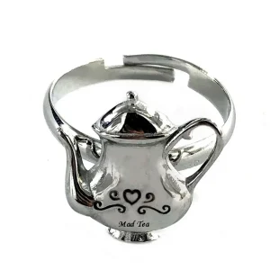 MAD TEA - Anello - Teiera del Cappellaio Matto