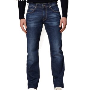 Jeans da Uomo Slim Fit Elasticizzati Denim COVERI 5 Tasche 46 48 50 52 54 56 58