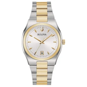 Orologio Donna Bulova Solo Tempo Surveyor Lady In Acciaio Bicolore