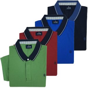 Polo Uomo a Manica Corta 100% Cotone Taglia Forte Taglie Comode XXXL 4XL 5XL 6XL